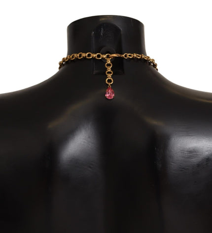 Dolce & Gabbana Chic Gold Statement Sicily Fruit Necklace