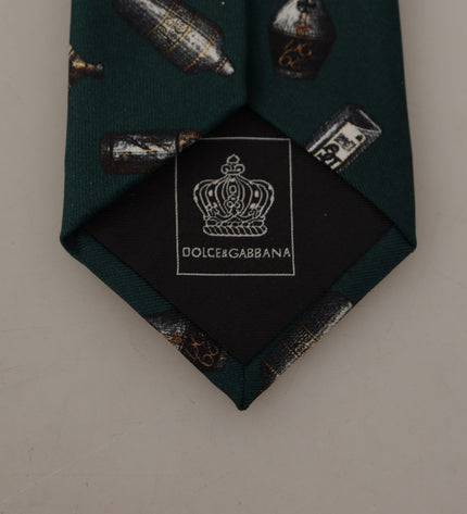 Dolce &amp; Gabbana elegante papillon da uomo in seta firmato