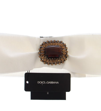 Dolce & Gabbana Embellished Snap Button Waist Belt