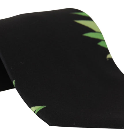 Dolce & Gabbana Elegant Black Silk Tie for Sophisticated Style