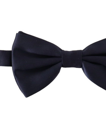 Dolce & Gabbana Stunning Silk Blue Bow Tie