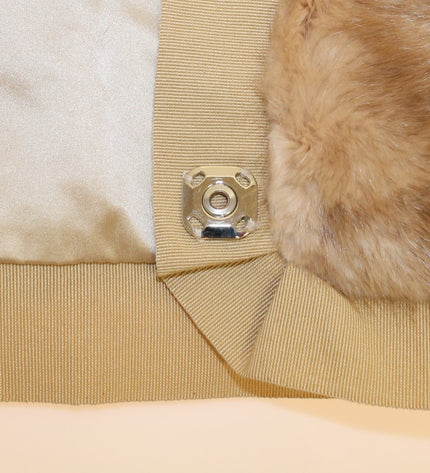 Dolce & Gabbana Exclusive Beige MINK Fur Scarf Wrap