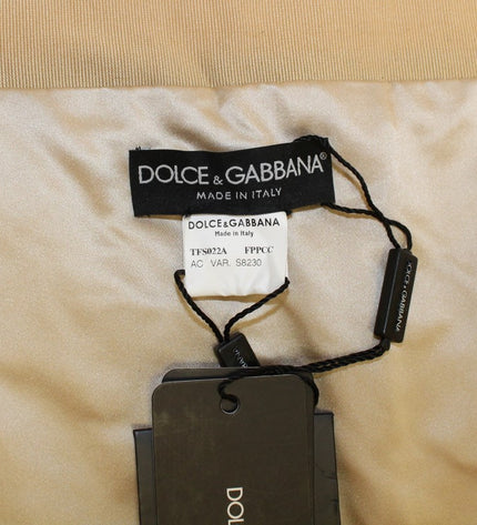 Dolce & Gabbana Exclusive Beige MINK Fur Scarf Wrap