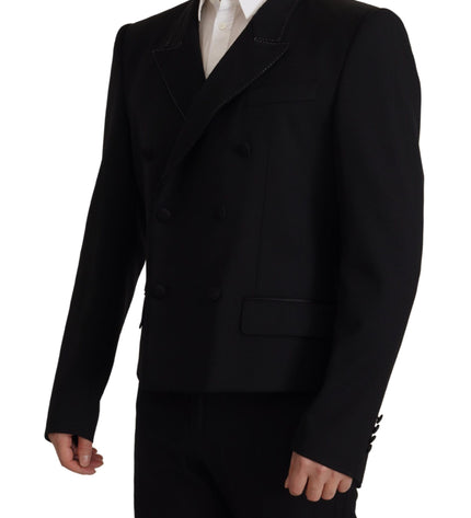 Dolce & Gabbana Elegant Double Breasted Wool Blazer