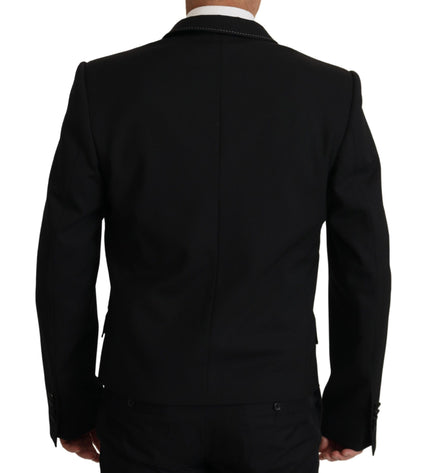 Dolce & Gabbana Elegant Double Breasted Wool Blazer