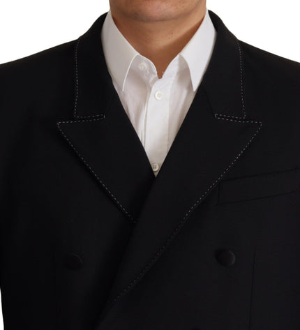 Dolce & Gabbana Elegant Double Breasted Wool Blazer