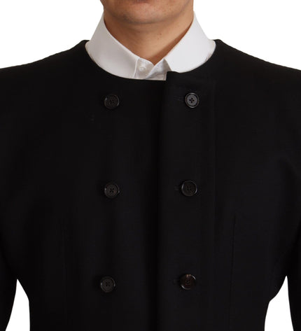 Dolce &amp; Gabbana Blazer doppiopetto elegante in lana slim fit