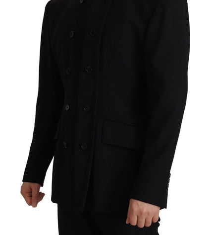 Dolce & Gabbana Elegant Slim Fit Double Breasted Wool Blazer