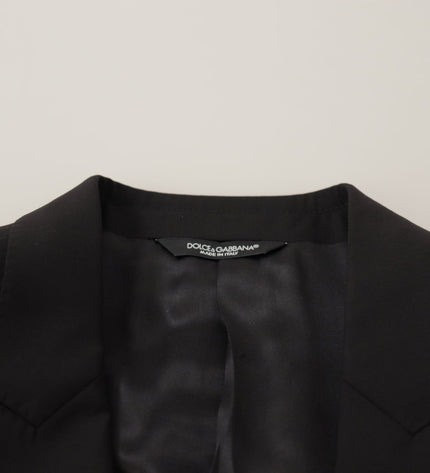 Dolce & Gabbana Elegant Slim Fit Black Blazer Jacket