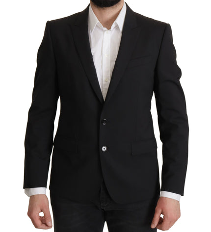 Dolce & Gabbana Elegant Slim Fit Black Blazer Jacket