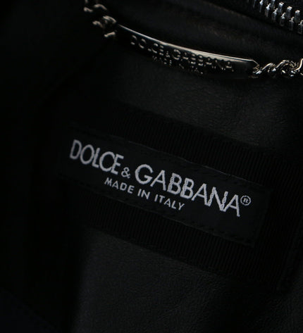 Dolce & Gabbana Elegant Black Bomber Blouson Jacket