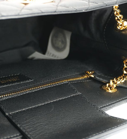 Borsa tote Versace elegante in nappa trapuntata