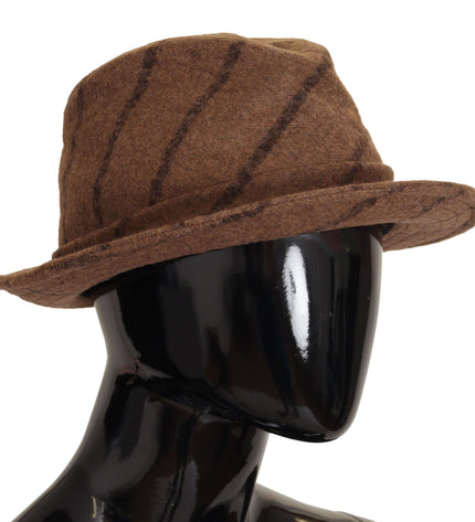 Dolce &amp; Gabbana Elegante cappello Fedora a tesa larga