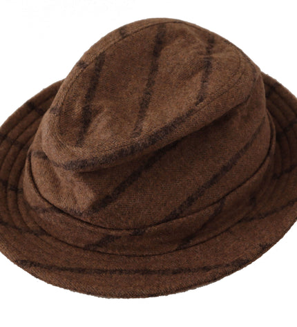 Dolce &amp; Gabbana Elegante cappello Fedora a tesa larga