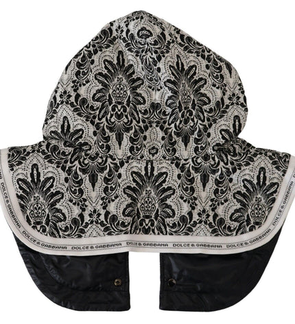 Dolce &amp; Gabbana Elegante cappello avvolgente in cotone floreale a testa intera