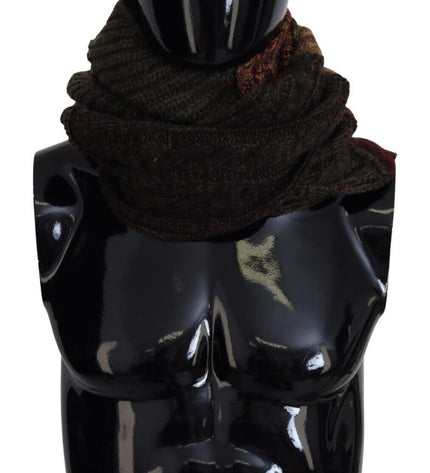 Dolce & Gabbana Elegant Cashmere-Wool Blend Men's Scarf