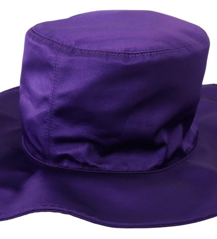 Dolce & Gabbana Elegant Purple Silk Top Hat