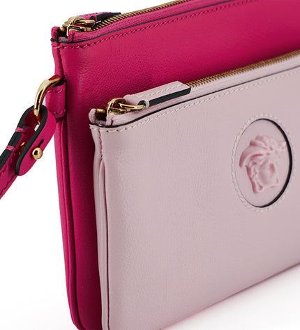 Versace Elegante pochette in pelle rosa