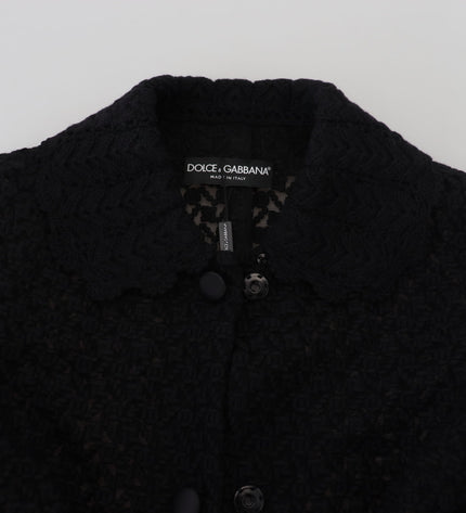 Dolce & Gabbana Classic Button Down Knitted Long Jacket