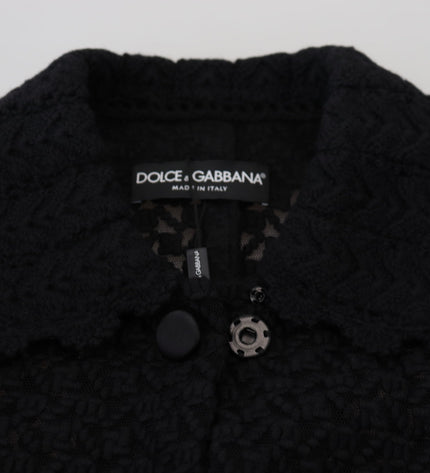 Dolce & Gabbana Classic Button Down Knitted Long Jacket