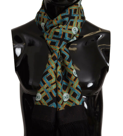 Dolce & Gabbana Elegant Multicolor Silk Men's Scarf