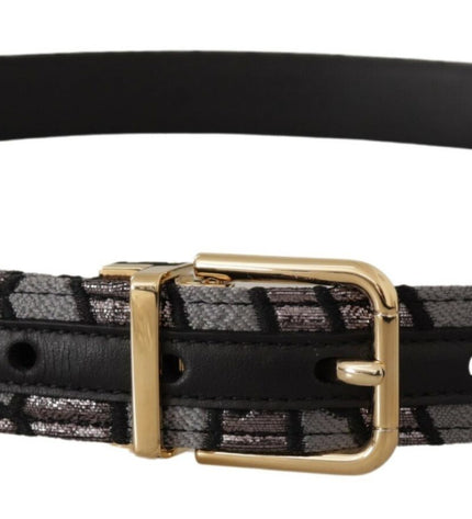 Dolce & Gabbana Multicolor Leather Statement Belt