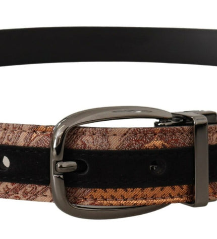 Dolce & Gabbana Multicolor Leather Signature Belt