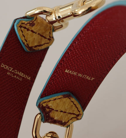 Dolce & Gabbana Elegant Ayers Leather Bag Strap