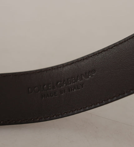 Dolce & Gabbana Elegant Snakeskin Leather Belt