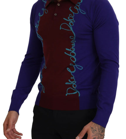 Dolce & Gabbana Multicolor Virgin Wool Silk Pullover Sweater