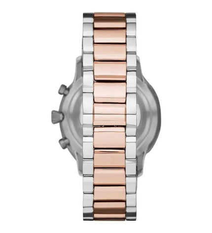 Emporio Armani Elegant Two-Tone Timepiece for Men