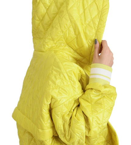 Dolce & Gabbana Elegant Yellow Hooded Jacket