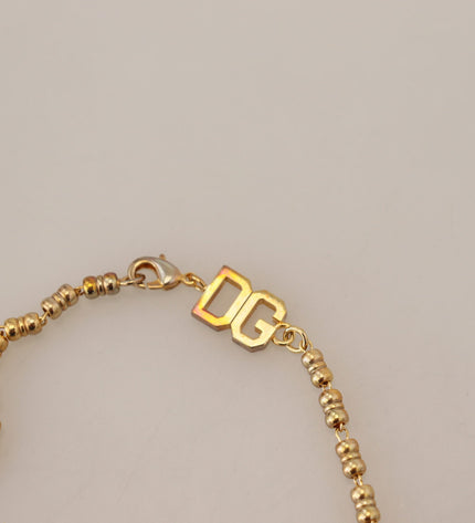 Dolce & Gabbana Elegant Gold Charm Chain Necklace