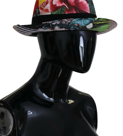 Dolce & Gabbana Eclectic Chic Multicolor Fedora Cap