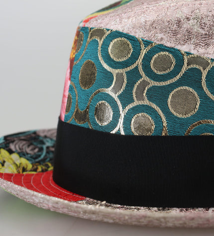 Dolce & Gabbana Eclectic Chic Multicolor Fedora Cap