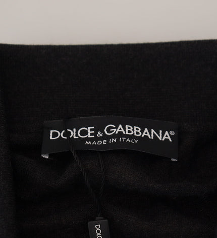 Dolce &amp; Gabbana Elegante maglione pullover in cashmere nero