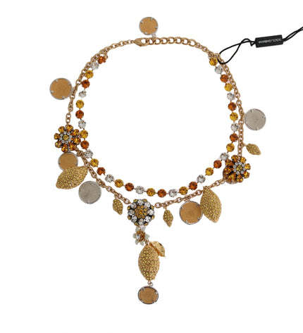 Dolce & Gabbana Elegant Gold-Plated Statement Necklace