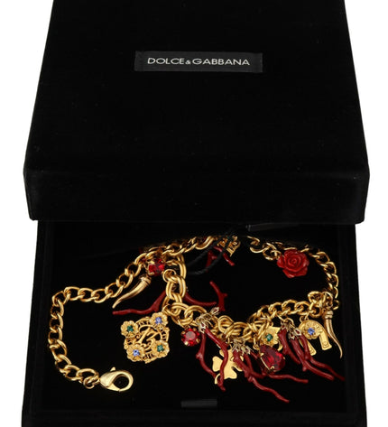 Dolce & Gabbana Opulent Multicolor Crystal Statement Necklace