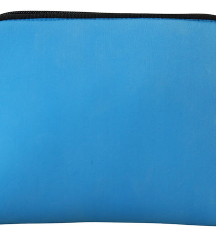 Dolce & Gabbana Elegant Blue Polyamide Pouch Bag