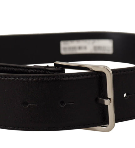 Dolce & Gabbana Elegant Leather Belt with Metal Buckle