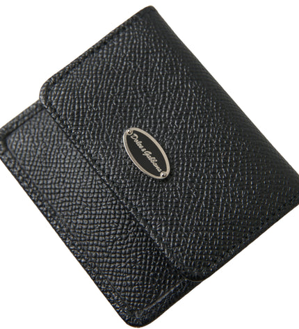 Dolce & Gabbana Elegant Leather Bifold Coin Purse Wallet