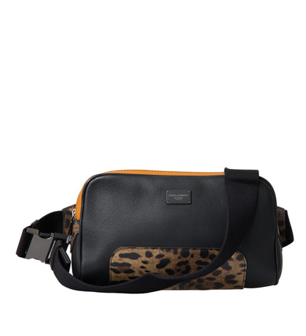 Dolce & Gabbana Exotic Leather Leopard Belt Bag