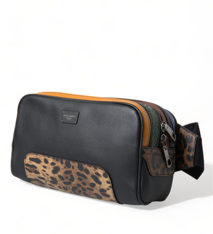 Dolce & Gabbana Exotic Leather Leopard Belt Bag