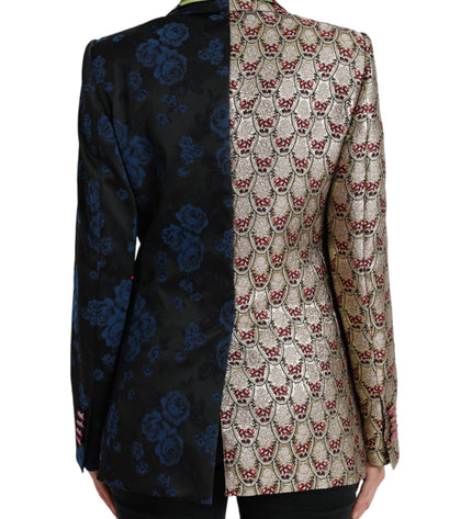 Dolce &amp; Gabbana Elegante Blazer Patchwork Multicolor