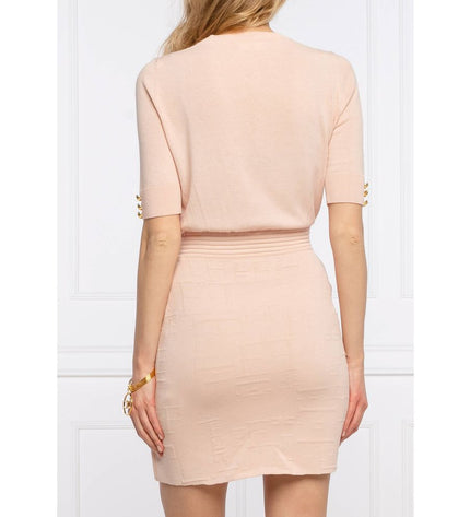 Elisabetta Franchi "Pink Viscose Women Dress"