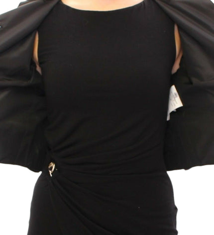 Dolce & Gabbana Elegant Black Bolero Shrug Jacket