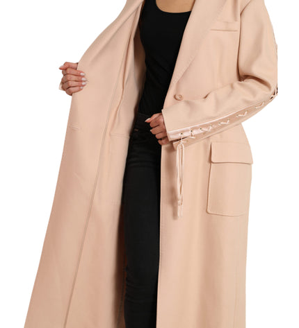 Dolce & Gabbana Elegant Beige Single-Breasted Trench Coat