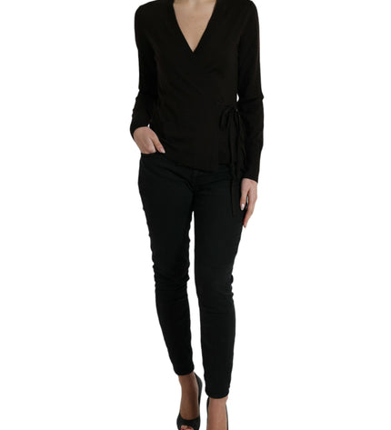 Dolce & Gabbana Elegant Black Virgin Wool Cardigan