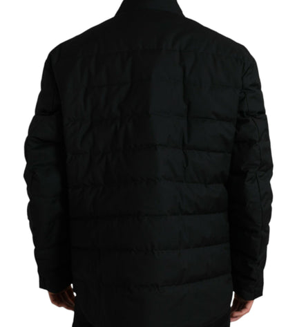 Dolce &amp; Gabbana Elegante Parka imbottito nero