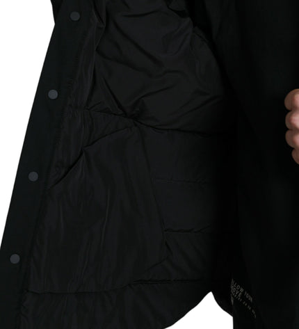 Dolce & Gabbana Elegant Black Padded Parka Jacket